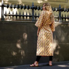 Cotton luau'  cotton kimono robe for women