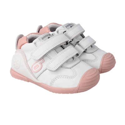 Deportiva biomecanics niña blanco/rosa 221001