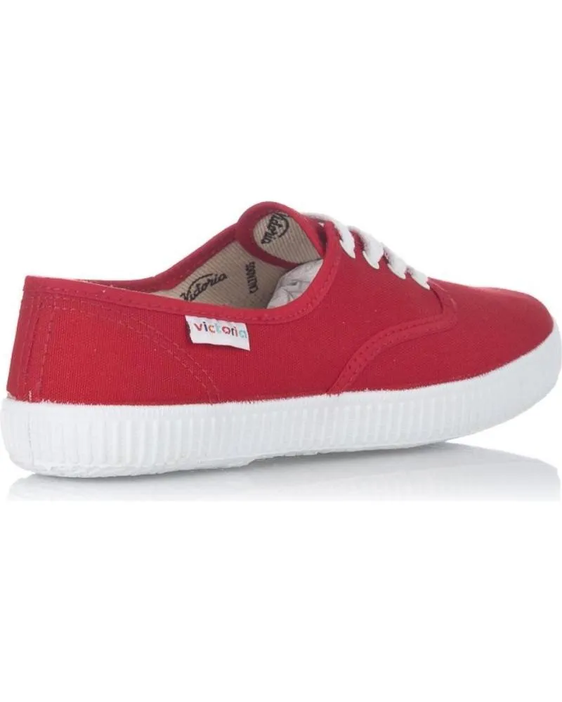 Deportivas de Mujer y Hombre y Niña y Niño VICTORIA ZAPATILLAS DE LONA 106613 ROJAS ROJO