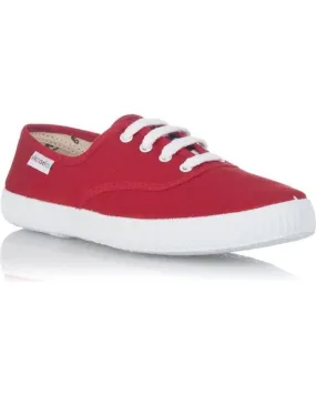 Deportivas de Mujer y Hombre y Niña y Niño VICTORIA ZAPATILLAS DE LONA 106613 ROJAS ROJO