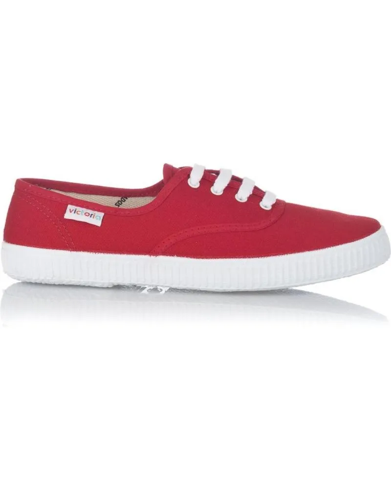 Deportivas de Mujer y Hombre y Niña y Niño VICTORIA ZAPATILLAS DE LONA 106613 ROJAS ROJO