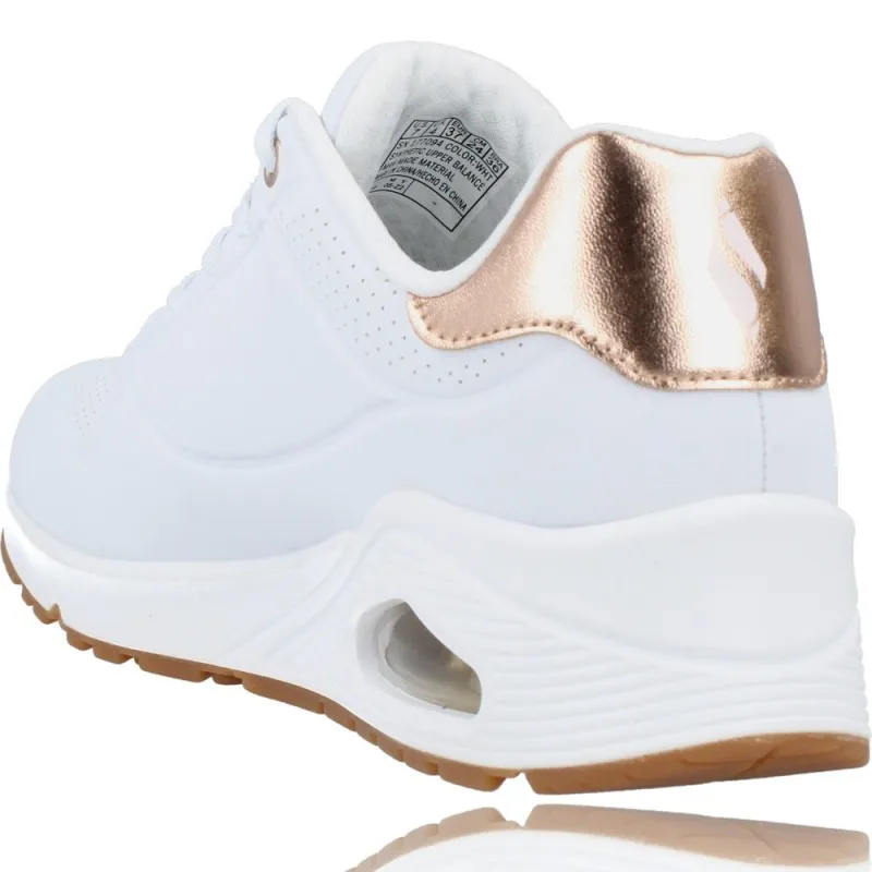 Deportivas Mujer Casual de Skechers Uno Golden Air 177094