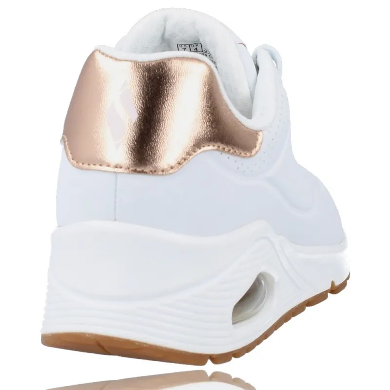 Deportivas Mujer Casual de Skechers Uno Golden Air 177094