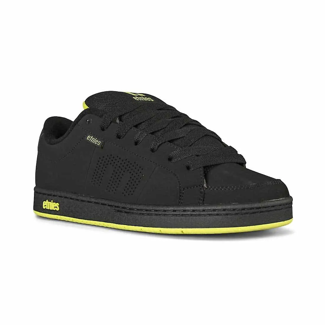 Etnies Kingpin Skate Shoes - Negro / Verde / Negro