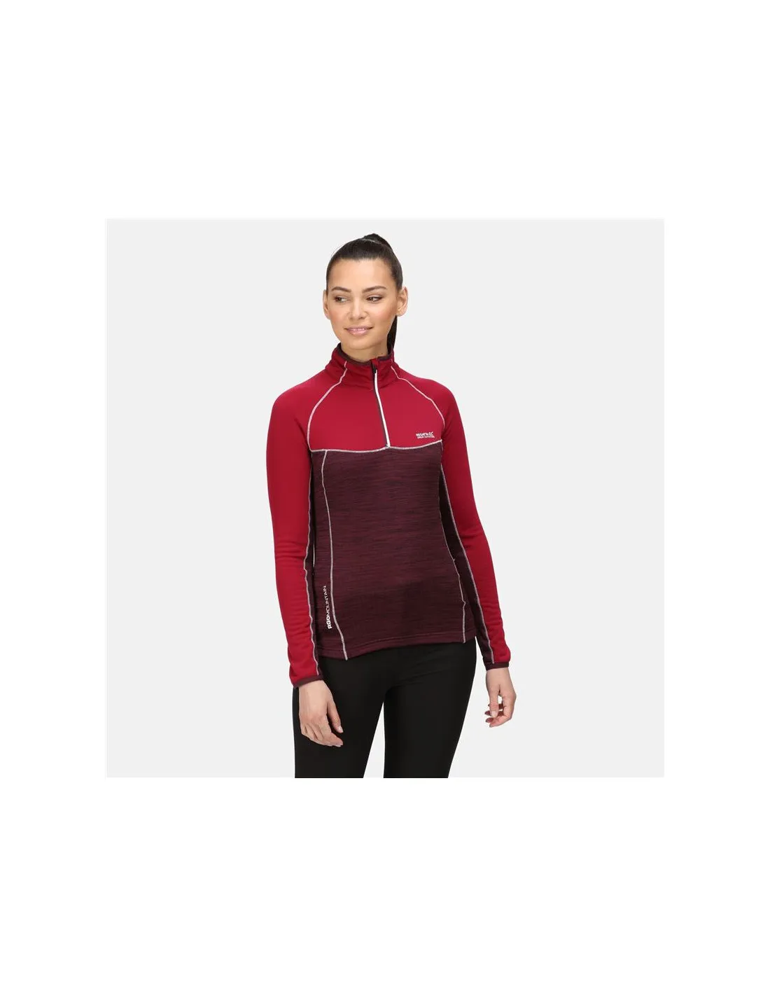 Forro polar Regatta Hepley Lightweight Half-Zip W Dark red