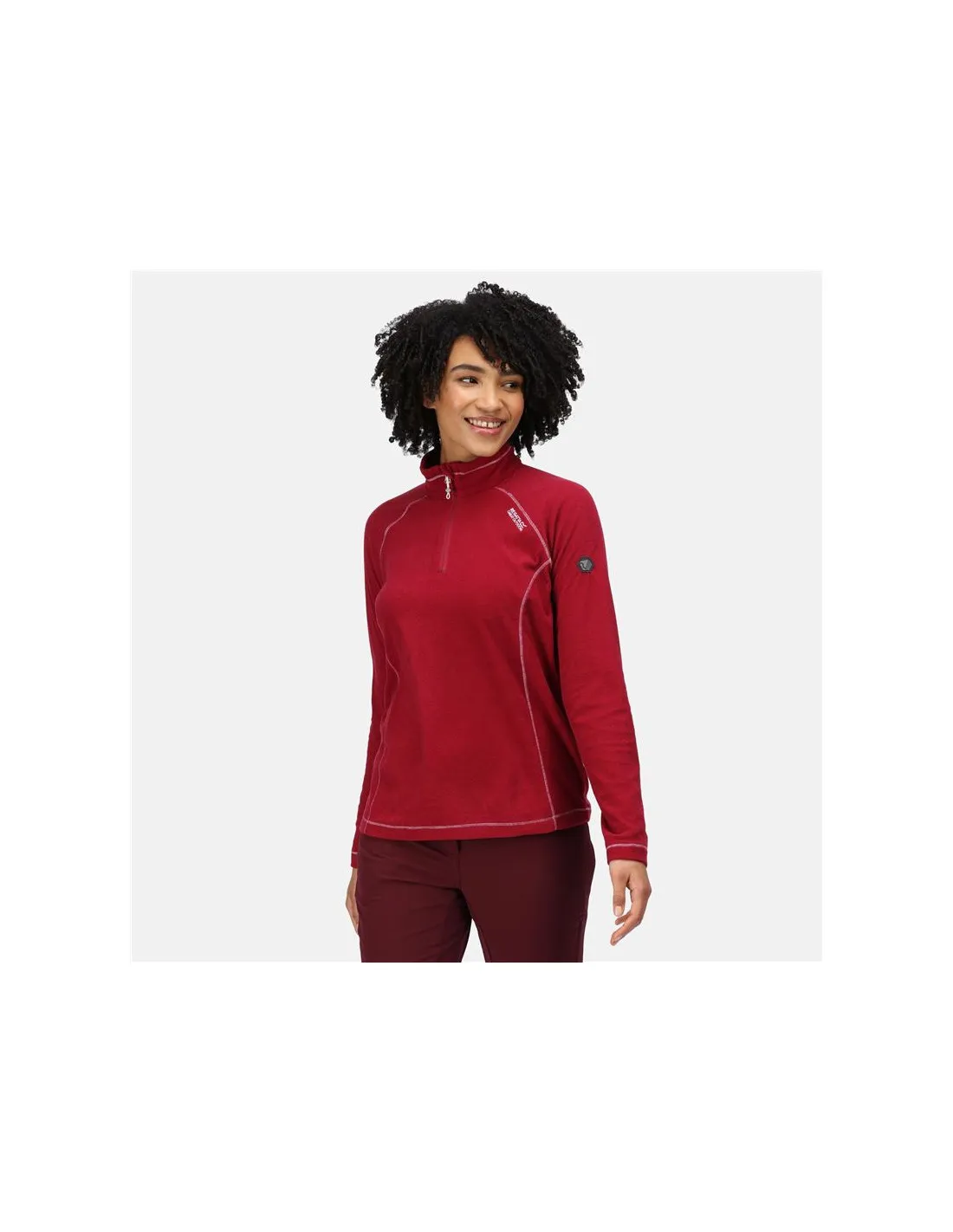 Forro polar Regatta Montes Lightweight Half-Zip W Red