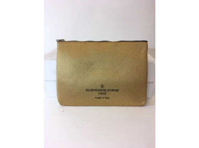 Golden Goose Funda de ipad Dorado 