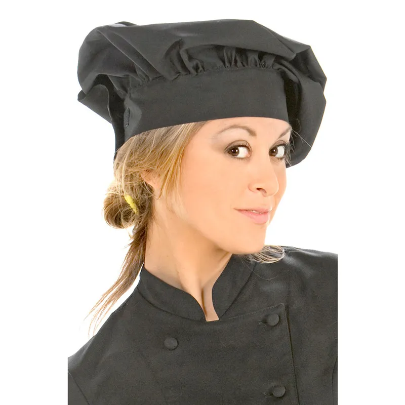 Gorro cocina unisex negro - Dyneke