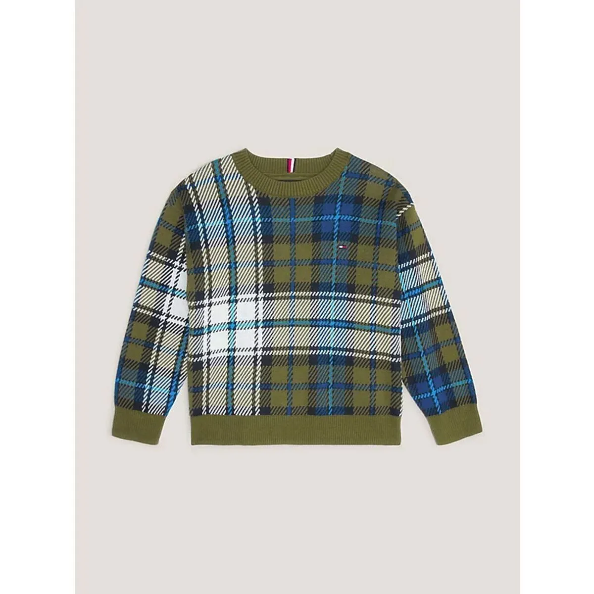 KB0KB08508 TARTAN SWEATER-PUTTING GREEN