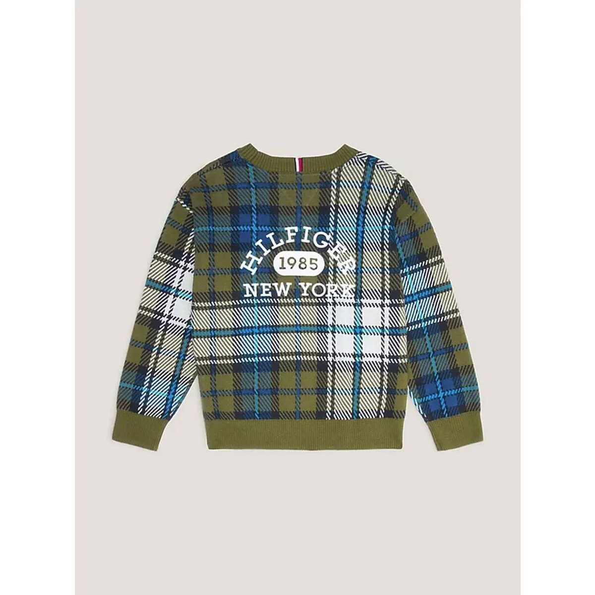 KB0KB08508 TARTAN SWEATER-PUTTING GREEN