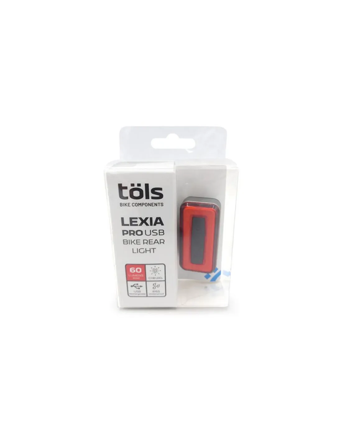 Luces traseras de ciclismo Töls Lexia Pro USB Red