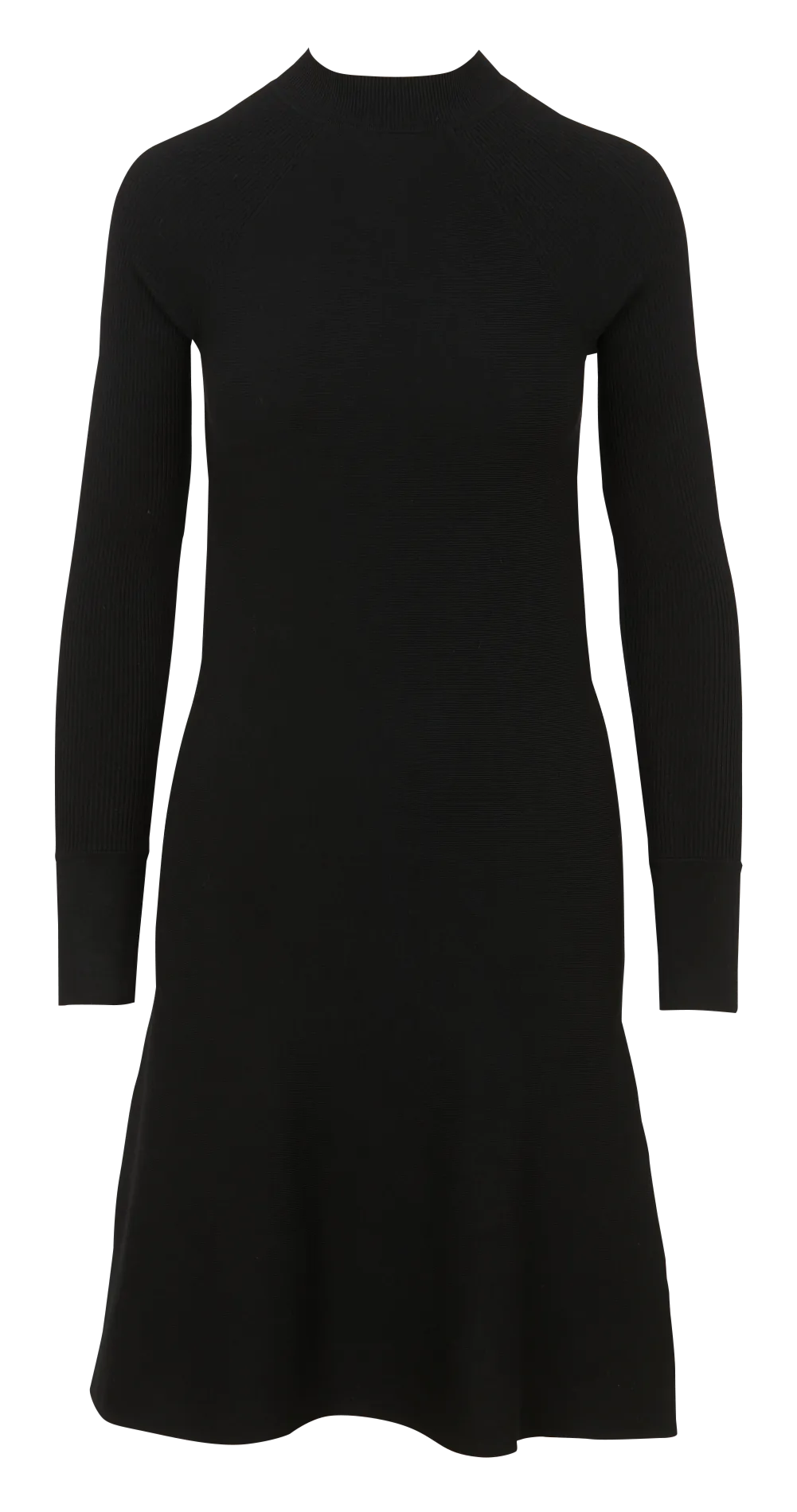 MAX MARA LEISURE PIREO - Vestido midi con cuello alto en negro