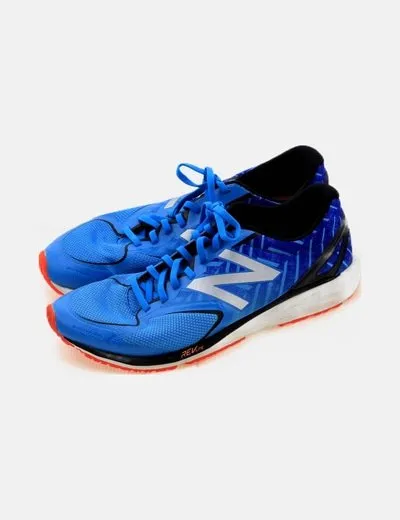 New Balance Deportiva azul cordones