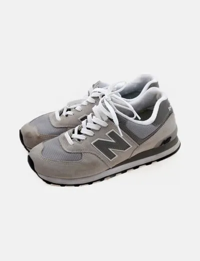 New Balance Deportiva combinada gris