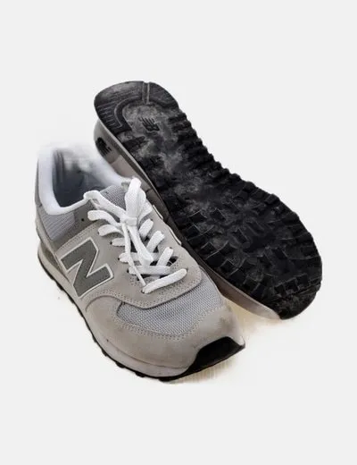 New Balance Deportiva combinada gris