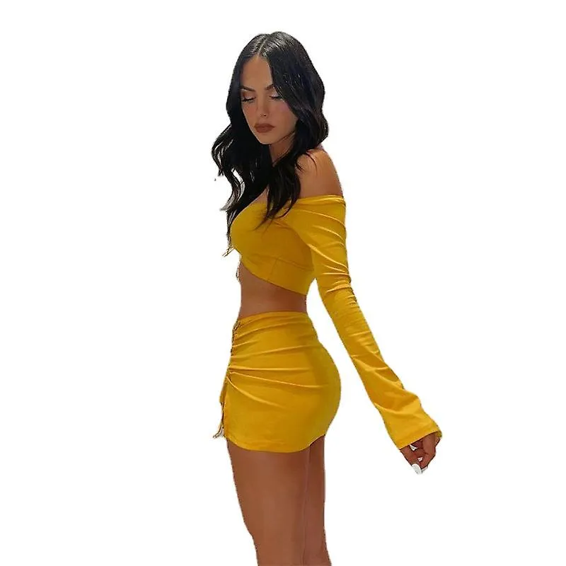 OFFSHOULDER HIGHWAIST HIP SEXY SKIRT