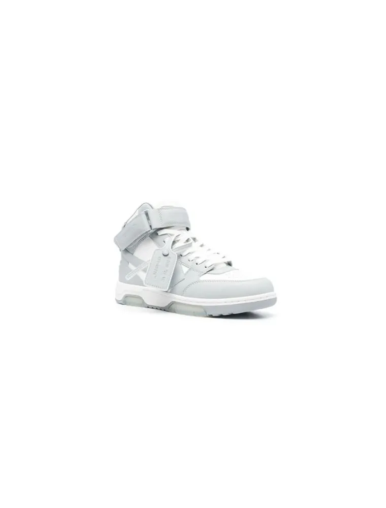 Off-White Out Off Office - Mid Top White Grey