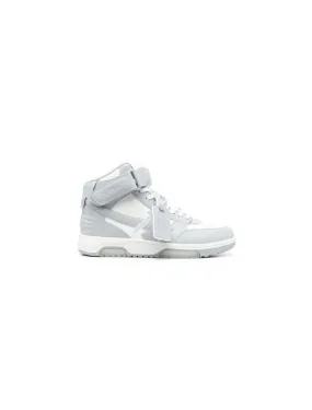 Off-White Out Off Office - Mid Top White Grey