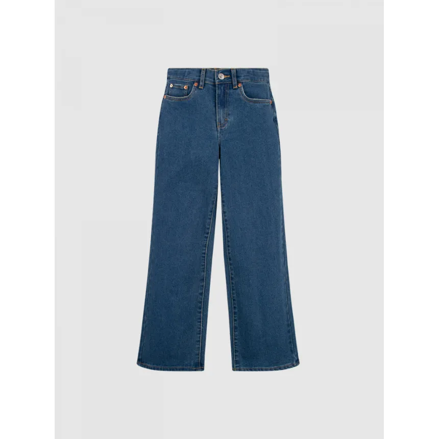 Pantalon Levis Wide Leg Para Niña