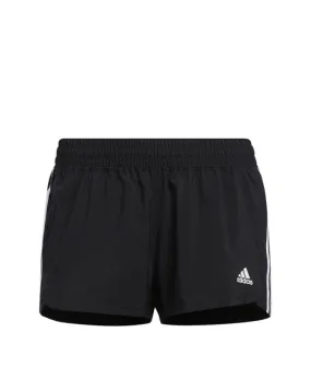 Pantalones cortos adidas Woven Pacer 3 Bandas W Black/White