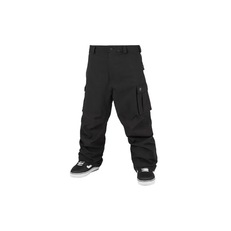 Pantalones de snowboard para hombre Volcom NWRK BAGGY PANT (BLACK)