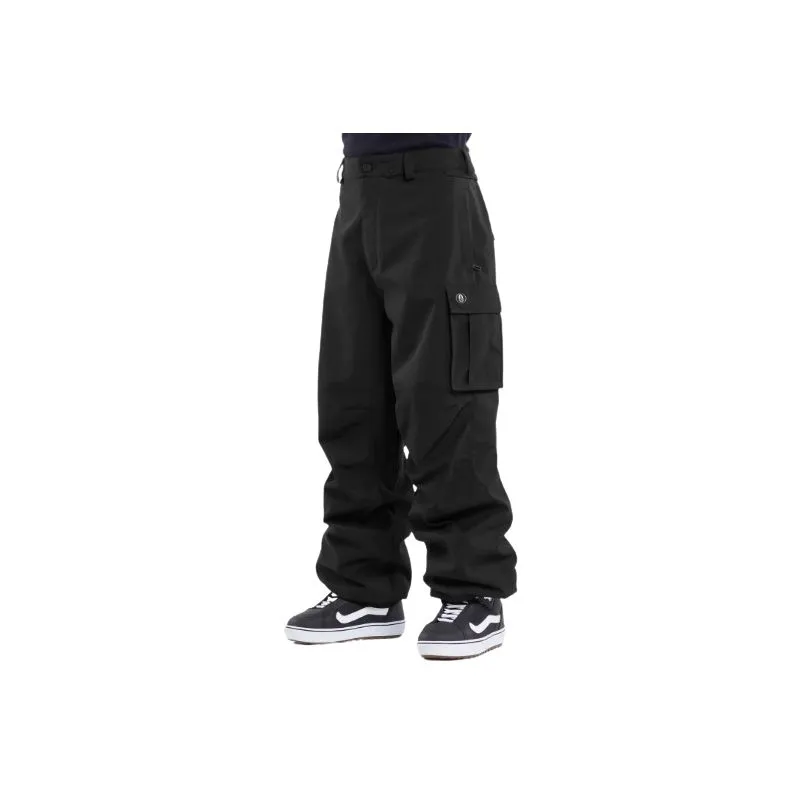 Pantalones de snowboard para hombre Volcom NWRK BAGGY PANT (BLACK)