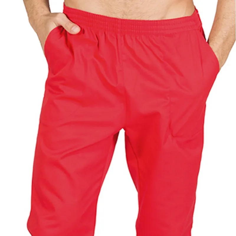 Pantalón laboral rojo con bolsillos y goma entera - Gary's