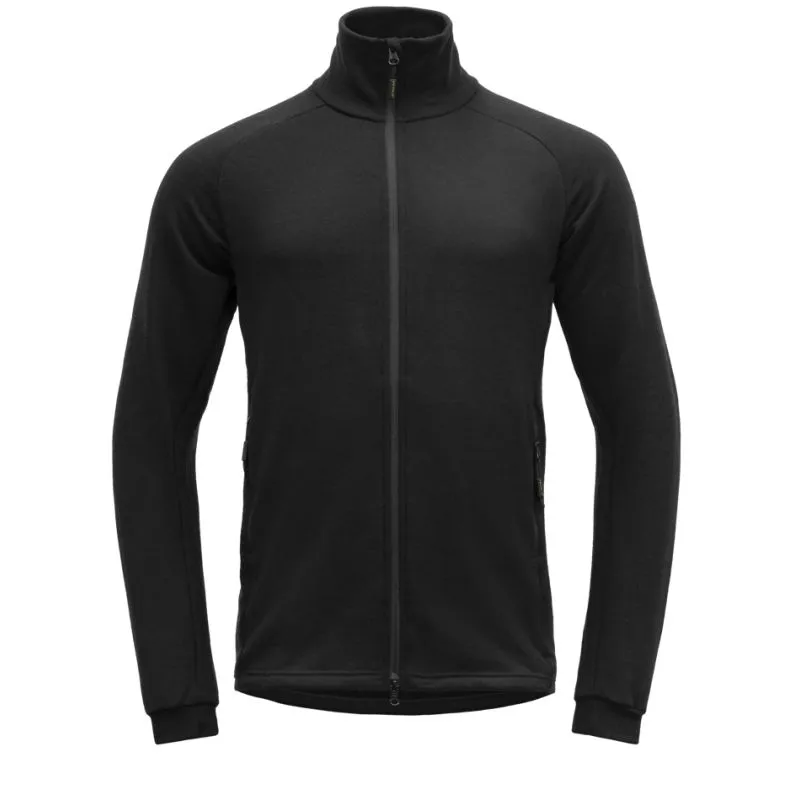 Polar para hombre Devold NIBBA MERINO JKT (CAVIAR)