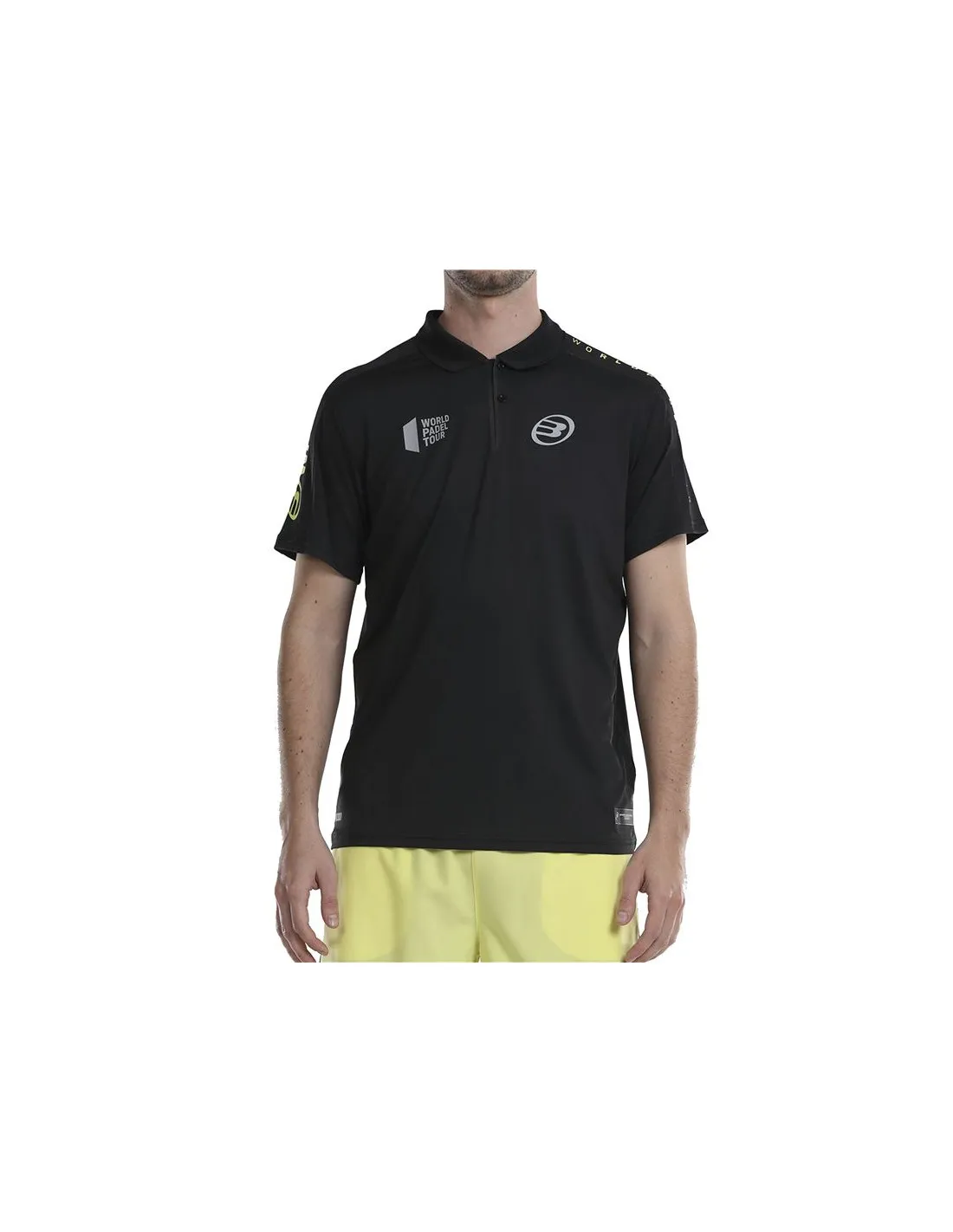 Polo de Pádel Bullpadel Liceo Negro Hombre