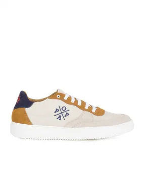 POPA Zapatillas Casual Beige Combinadas