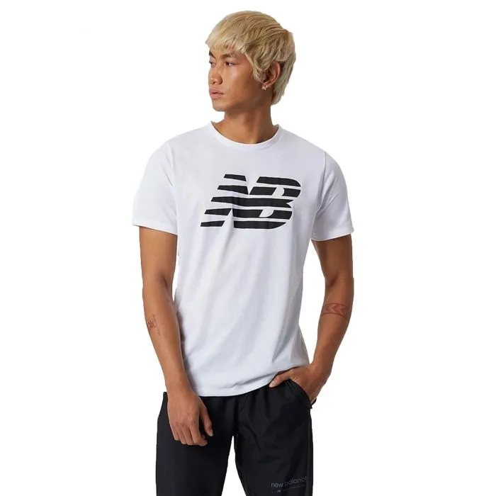 Remera New Balance Graphic Heathertech