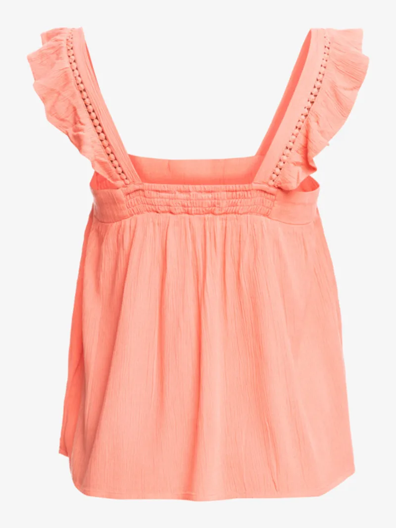 ROXY BOHEMIAN DANCE TOP FUSION CORAL