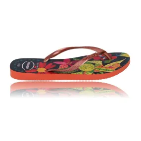 Sandalias Chanclas Flip-Flop para Mujer de Havaianas Slim Tropical 4122111