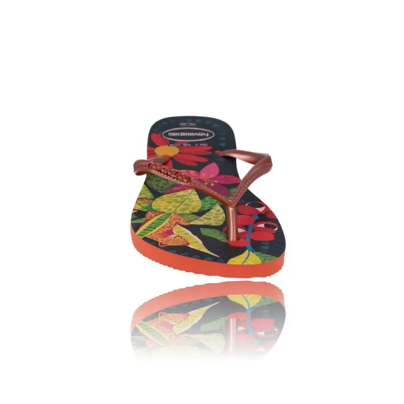 Sandalias Chanclas Flip-Flop para Mujer de Havaianas Slim Tropical 4122111