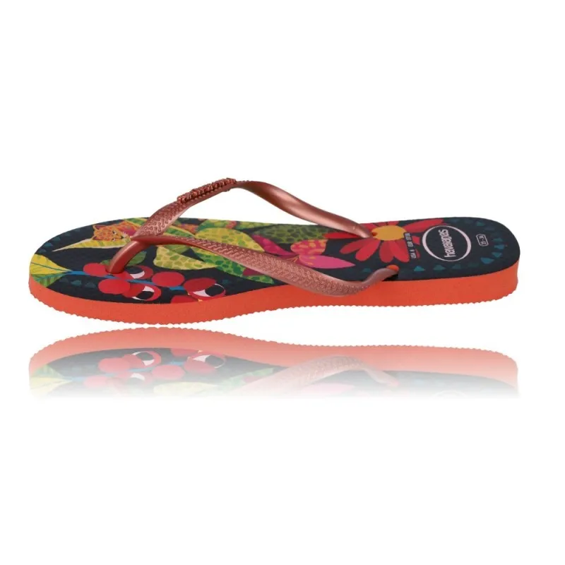 Sandalias Chanclas Flip-Flop para Mujer de Havaianas Slim Tropical 4122111