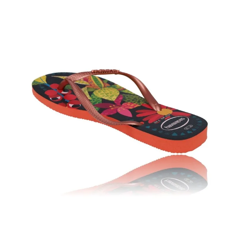 Sandalias Chanclas Flip-Flop para Mujer de Havaianas Slim Tropical 4122111