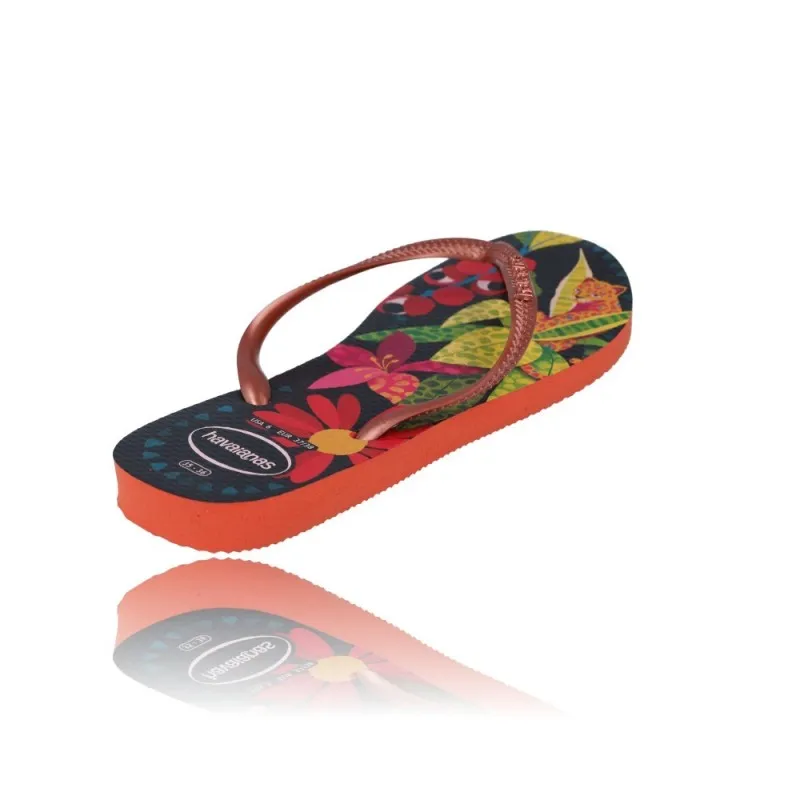 Sandalias Chanclas Flip-Flop para Mujer de Havaianas Slim Tropical 4122111