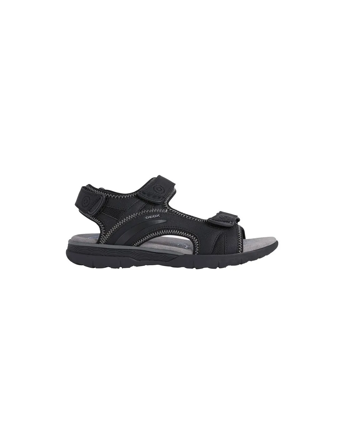 Sandalias Geox Spherica Ec5 Hombre Negro