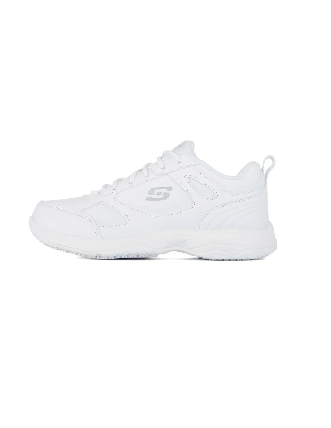 SKECHERS - Zapatillas blancas Dighton Bricelyn 77200EC Work Mujer