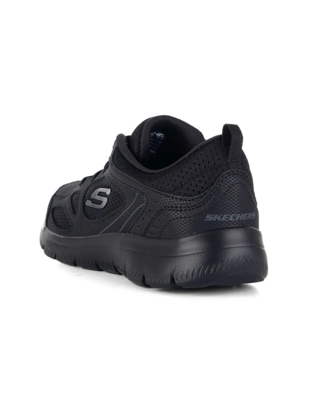 SKECHERS - Zapatillas negras Summits Suited 12982 Mujer