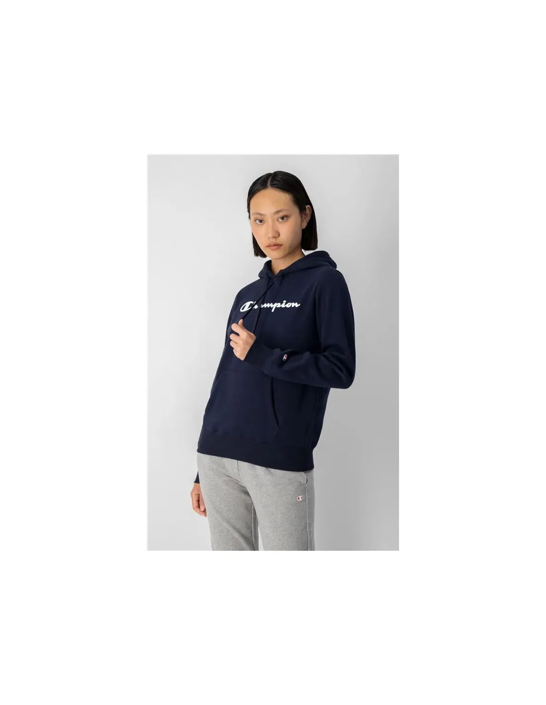 Sudadera Champion Hooded Mujer Navy