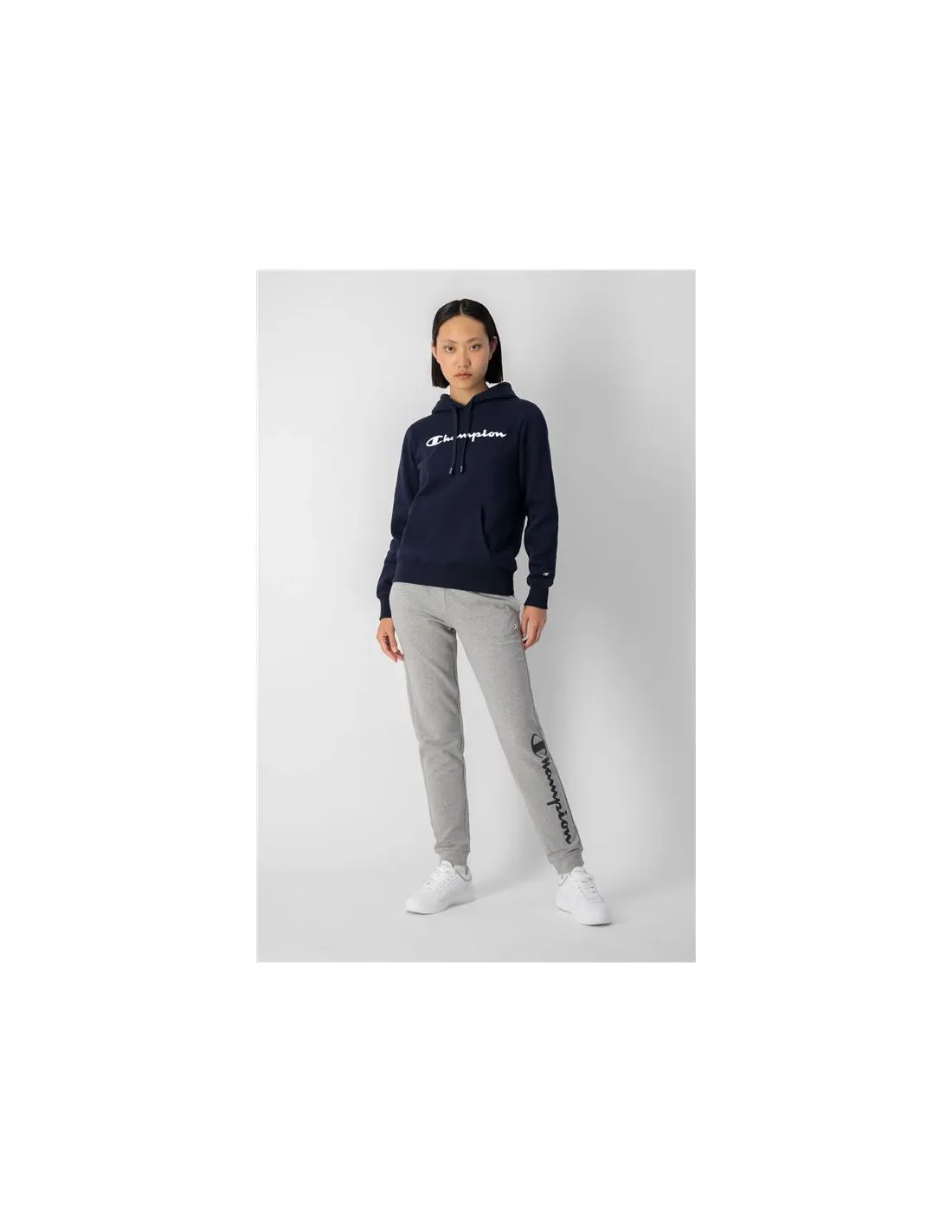 Sudadera Champion Hooded Mujer Navy