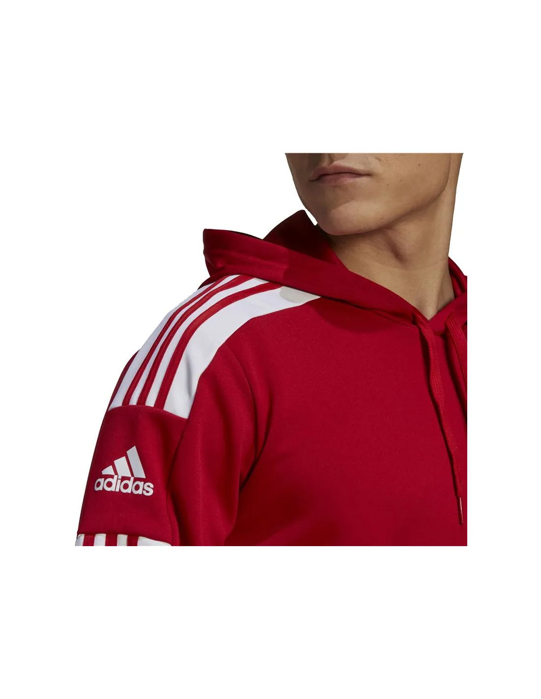 Sudadera con capucha de fútbol adidas Squadra 21 M Red/White