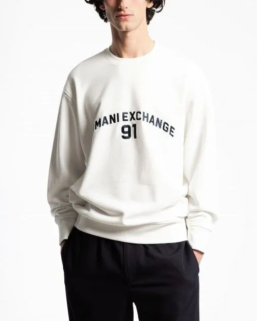 Sweater Armani Exchange 3DZMLK Blanco