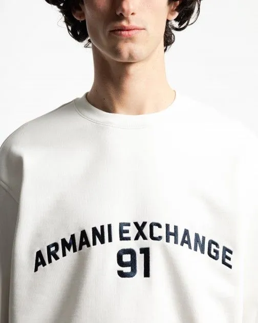 Sweater Armani Exchange 3DZMLK Blanco