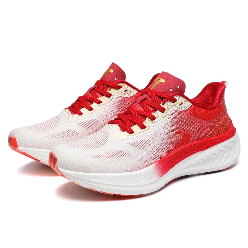 Treeperi Light Comfort Dragon Carbon Mens Baloncesto de baloncesto Rojo Rojo Negro Llama Borgoña Plataforma de diseñador de muje