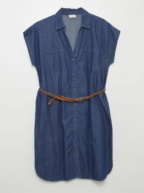 Vestido camisero 'JDY' - AZUL