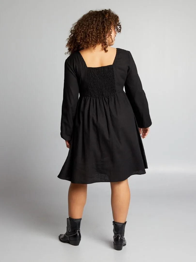 Vestido corto - negro