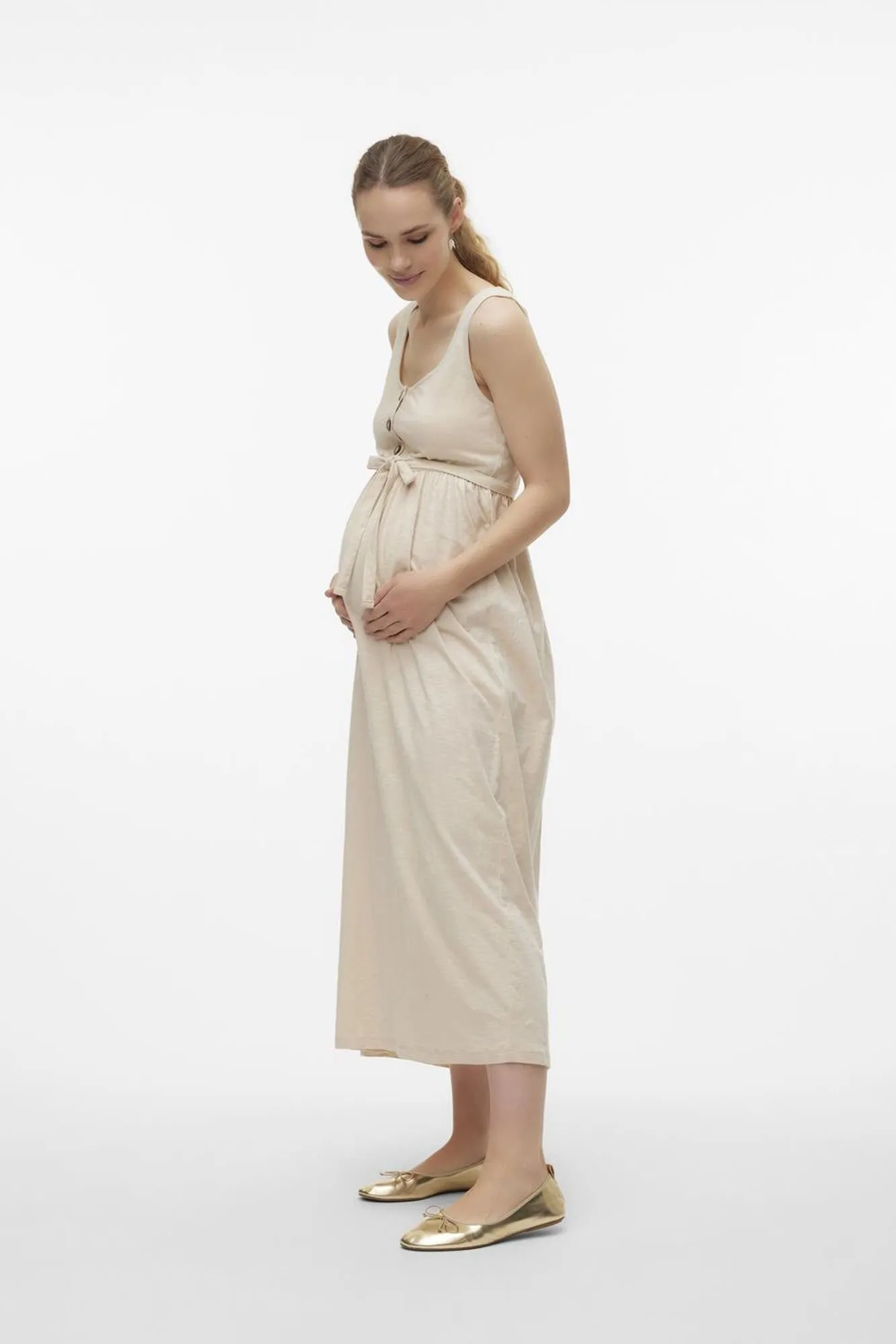 Vestido de tirantes maternity y lactancia