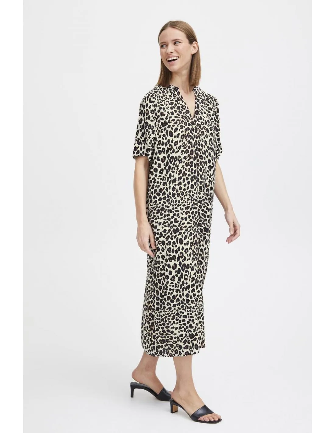 VESTIDO LARGO PRINT LEO B.YOUNG JOELLA